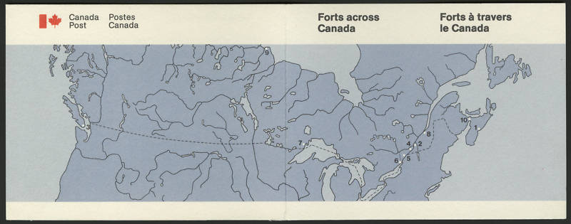 1983 CDN - BK86 (SB93) $3.20 Canadian Forts (1st Series) Sc992a